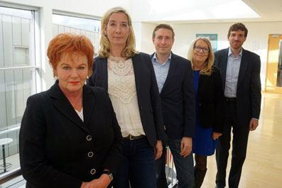 KJM Vorsitzende Cornelia Holsten zu Besuch bei der FSK